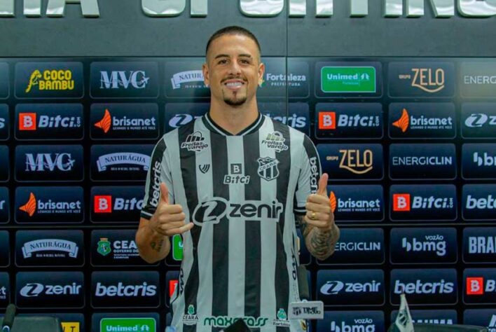 Matheus Peixoto (Ceará) - Posição: Atacante - Emprestado pelo Metalist (UCR) até 31/12/2022