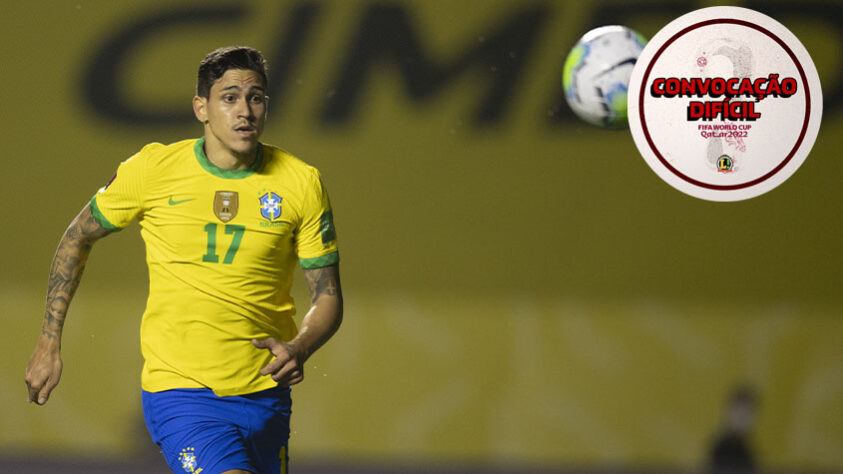 Pedro (Flamengo) - CONVOCAÇÃO DIFÍCIL - Jogador que agrada a Tite, mas tem poucas oportunidades no seu clube. Teria que inverter um quadro que hoje é  muito complicado.