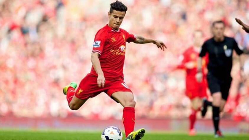 10º - Philippe Coutinho, meio-campista: 166 jogos