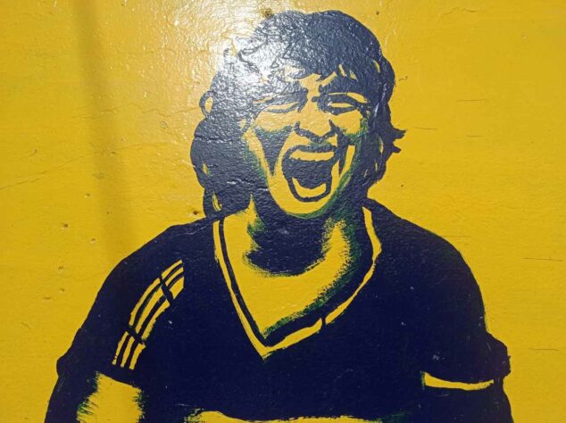 Maradona marcou 34 gols em 71 jogos pelo Boca Juniors.