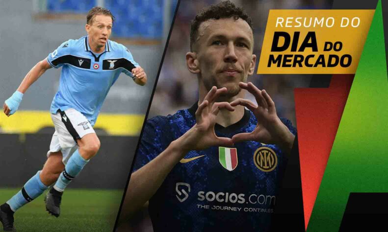 Grêmio entra em contato com Staff do Lucas Leiva. Jornalista crava ida de Perisic para o futebol inglês. Equipe da Inglaterra promete investir pesado em joia do Barcelona. Tudo isso e muito mais no Dia do Mercado deste sábado (28).