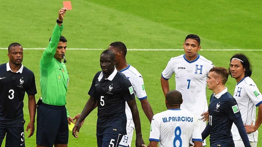 2014 - Sandro Meira Ricci: 3 jogos apitados. O juiz trabalhou em França 3 x 0 Honduras (fase de grupos), Alemanha 2 x 2 Gana (fase de grupos) e Alemanha 2 x 1 Argélia (oitavas de final).