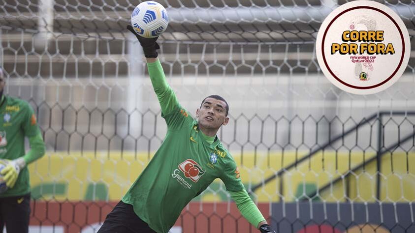 Santos (Flamengo) - CORRE POR FORA - Medalha de ouro nas Olimpíadas de Tóquio, o arqueiro agrada ao técnico Tite, mas precisa que a Fifa aprove três novas convocações com a obrigatoriedade de um goleiro.