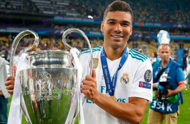 Casemiro (volante): 5 títulos (2013/14, 2015/16, 2016/17, 2017/18 e 2021/22, pelo Real Madrid)