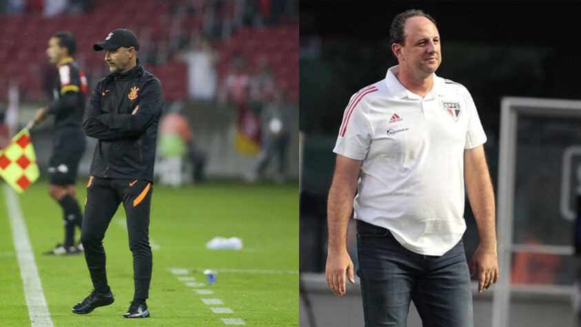 Vitor Pereira (Corinthians) x Rogério Ceni (São Paulo)