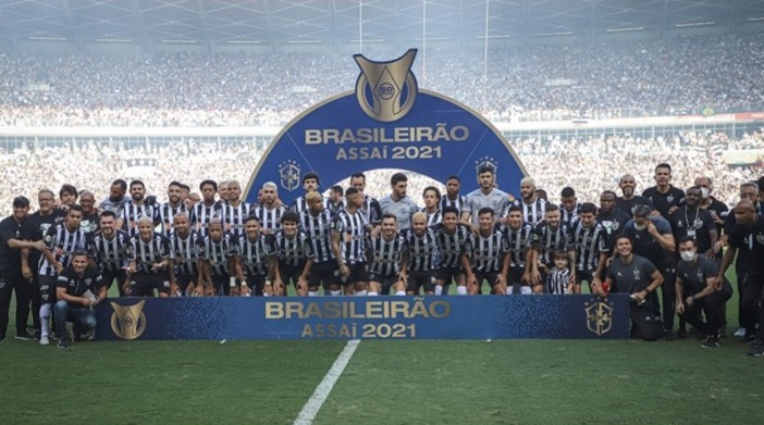 10º lugar: Atlético Mineiro - 2 títulos (1971 e 2021)