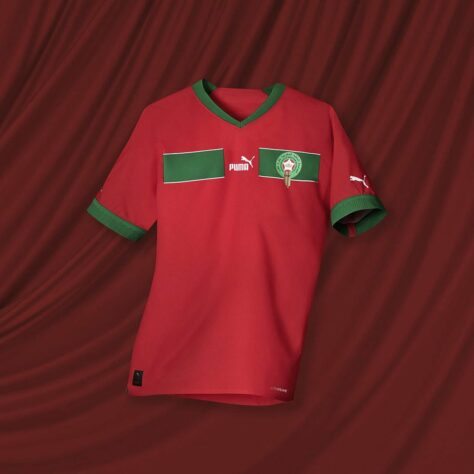 Marrocos (grupo F): camisa 1 / fornecedora: Puma