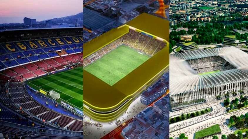 A modernização dos estádios de futebol do velho continente vem se tornando realidade para alguns clubes. Alguns com grandes reformas e outros com construção a partir do zero prometem renovar o cenário futebolístico da Europa. O Villarreal é um dos clubes que acabam de entrar para essa lista com um projeto ambicioso. Confira na galeria especial do L! alguns planos e projetos.