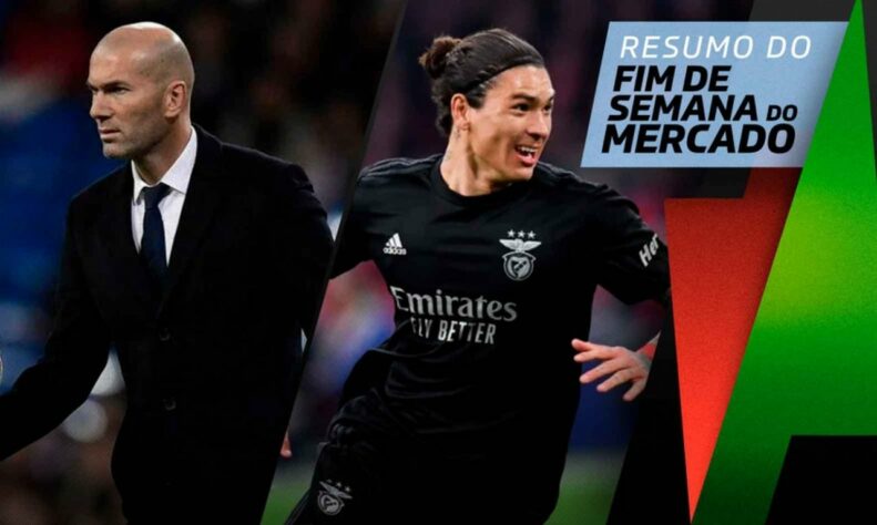 O Paris Saint-Germain já negocia com Zidane para ser o técnico da equipe na próxima temporada. Atacante é procurado por clubes de expressão da Europa e deve ser disputado na janela. Tudo isso e muito mais no fim de semana do Mercado!
