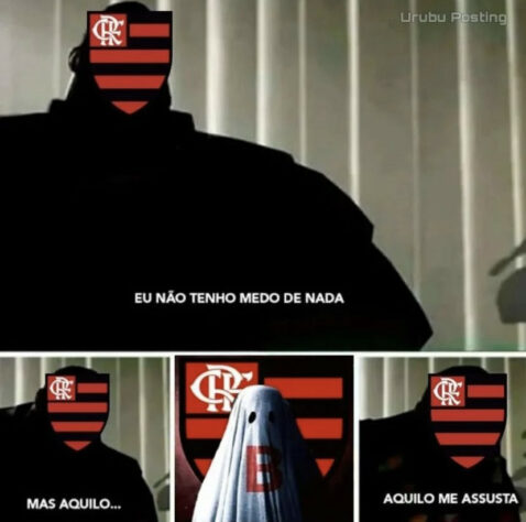 Torcedores fazem memes com proximidade do Flamengo com a zona de rebaixamento do Brasileirão.