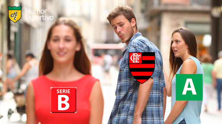 Torcedores fazem memes com proximidade do Flamengo com a zona de rebaixamento do Brasileirão.