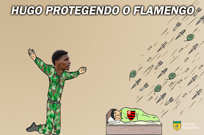 Após falha contra o Ceará, Hugo Souza sofreu com os memes nas redes sociais.