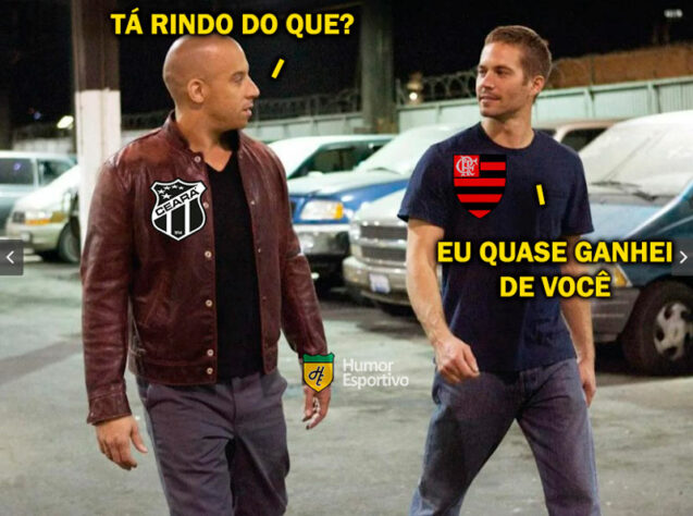 Flamengo cedeu empate contra o Ceará nos minutos finais e acabou virando piada na web.