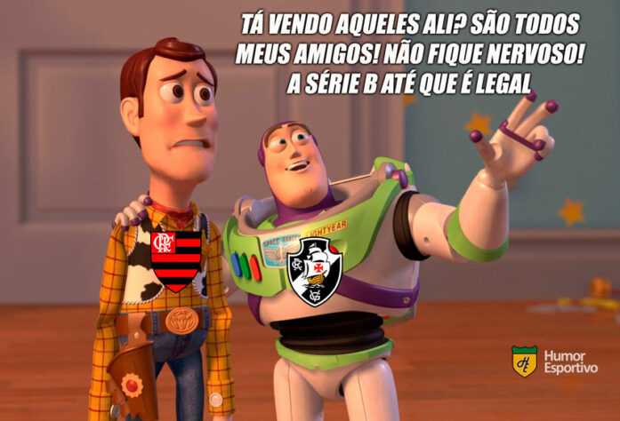 Torcedores fazem memes com proximidade do Flamengo com a zona de rebaixamento do Brasileirão.