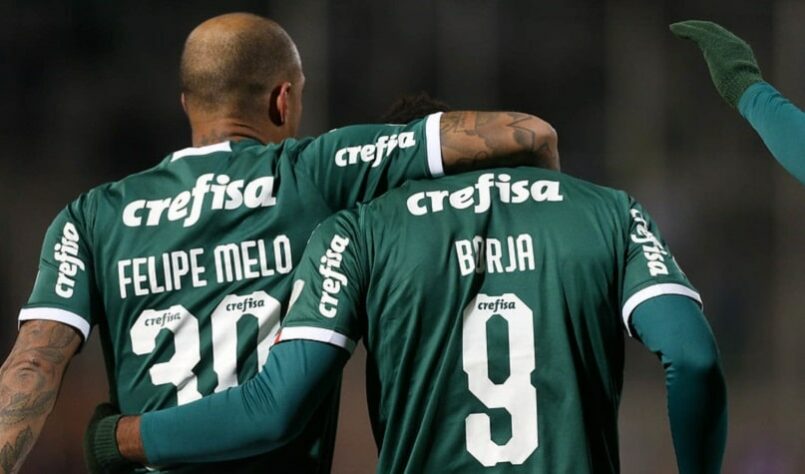 23/7/2019 – Godoy Cruz-ARG 2 x 2 Palmeiras - Oitavas de final - Gols: Felipe Melo e Borja