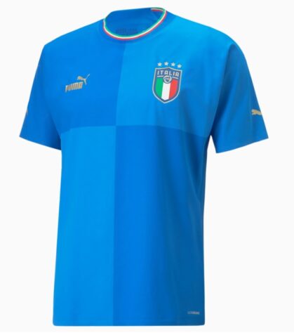 Versão masculina da nova camisa 1 da Itália
