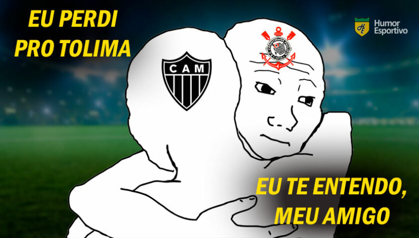 Sem perder um jogo na Libertadores desde 2019, o Galo teve a sequência de 18 jogos de invencibilidade interrompida pelo Tolima nesta quarta-feira. A derrota por 2 a 1 para o time colombiano foi prato cheio para zoeiras, e o Corinthians não foi esquecido. Confira! (Por Humor Esportivo)