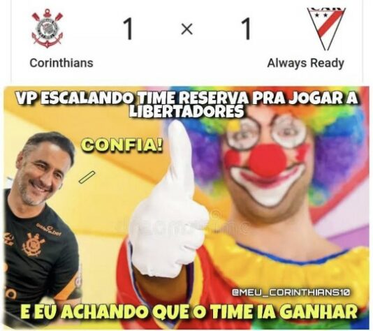 Libertadores: os melhores memes de Corinthians 1 x 1 Always Ready