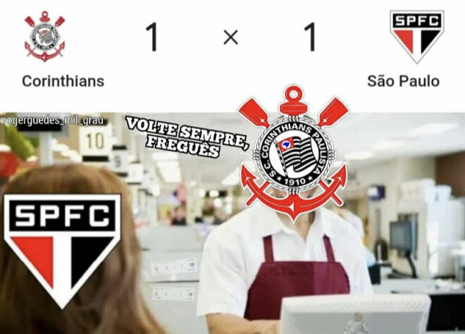 Brasileirão: os melhores memes de Corinthians 1 x 1 São Paulo