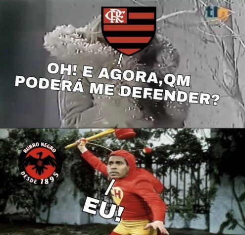 Em memes, rubro-negros enaltecem Hugo Souza e zoam o Fluminense após vitória do Flamengo no clássico.