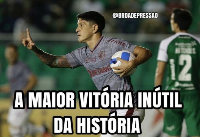 Virgem das Américas? Fluminense é alvo de memes após eliminação na Copa Sul-Americana.