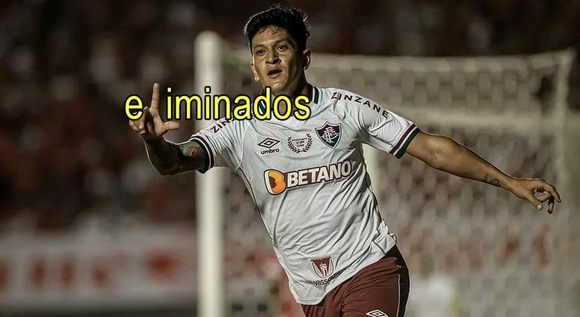 Virgem das Américas? Fluminense é alvo de memes após eliminação na Copa Sul-Americana.