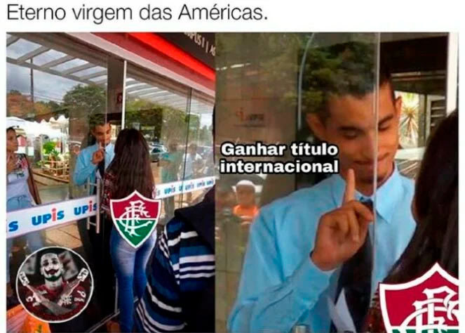 Virgem das Américas? Fluminense é alvo de memes após eliminação na Copa Sul-Americana.