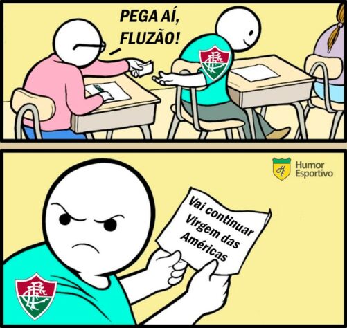 Virgem das Américas? Fluminense é alvo de memes após eliminação na Copa Sul-Americana.