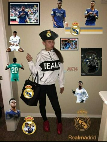 Vinicius Júnior, Salah, Courtois e muito mais: jogadores protagonizam memes do título do Real Madrid sobre o Liverpool.