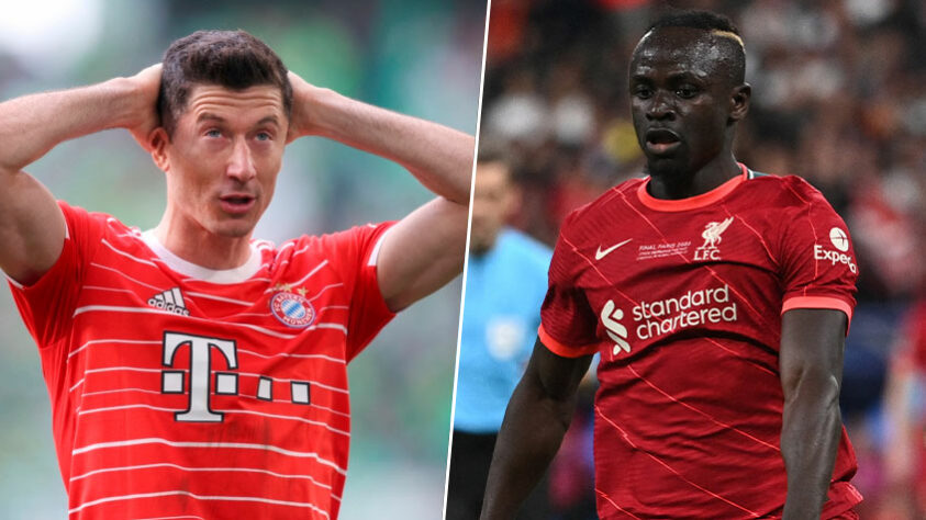 A temporada europeia chegou ao fim e as especulações de transferências aumentam. Lewandowski e Mané querem jogar por novos times. Confira a situação de alguns atacantes que podem mudar de clube na Europa.