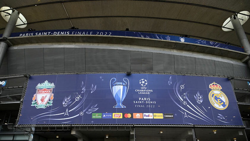 Na finalíssima, Real Madrid e Liverpool utilizarão seus uniformes principais.