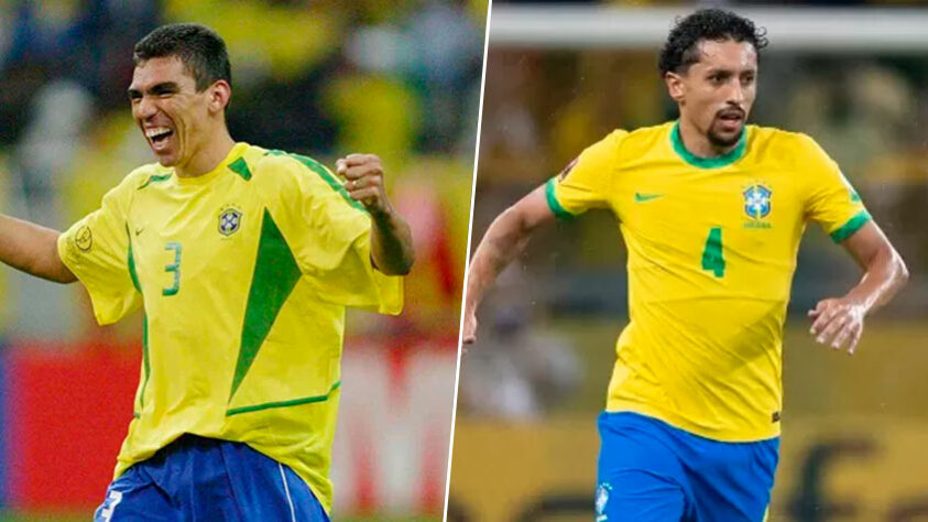Lúcio (Seleção Brasileira 2002) x Marquinhos (Seleção Brasileira 2022)