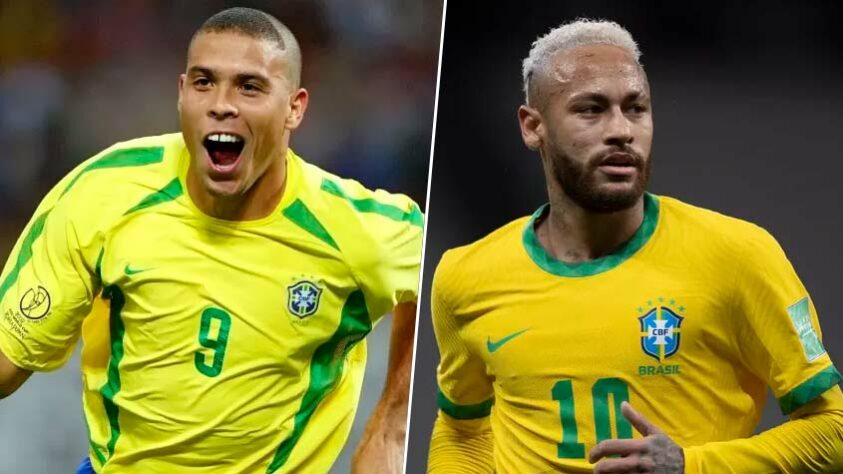 Ronaldo (Seleção Brasileira 2002) x Neymar Jr (Seleção Brasileira 2022)