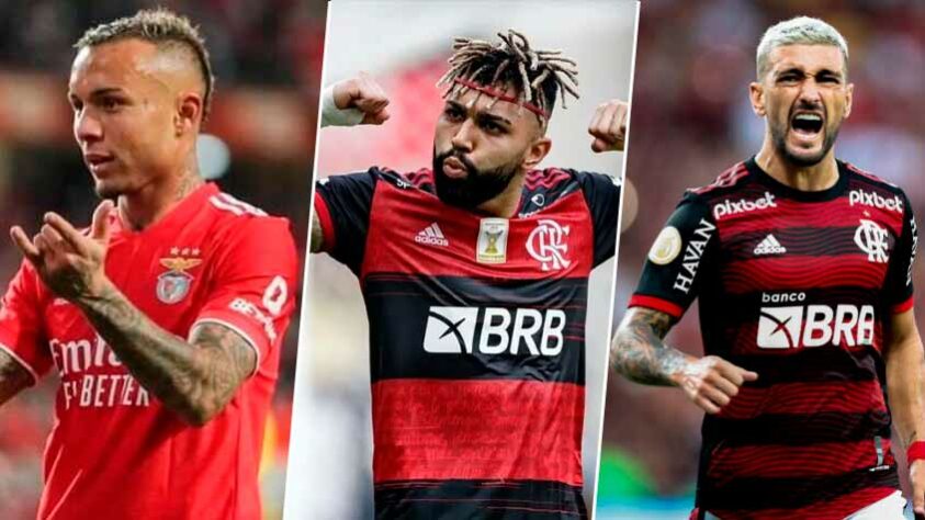  O Flamengo já se prepara para trazer novos reforços na janela de julho, tendo Everton Cebolinha, do Benfica, como um dos alvos, por quem o clube português pagou 20 milhões de euros em 2020. Nesta galeria, relembre quais foram os maiores investimentos recentes do Rubro-Negro!