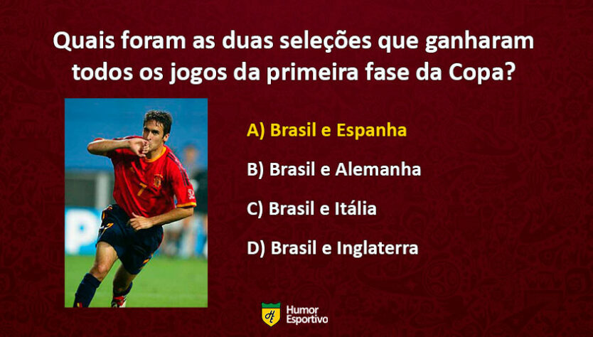 Enquanto o Brasil venceu Turquia, China e Costa Rica, a Espanha venceu Eslovênia, Paraguai e África do Sul.