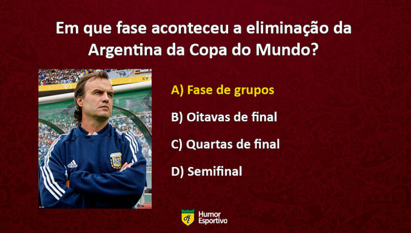 A equipe comandada por Marcelo Bielsa ficou em terceiro lugar no Grupo F, ficando atrás de Suécia e Inglaterra.