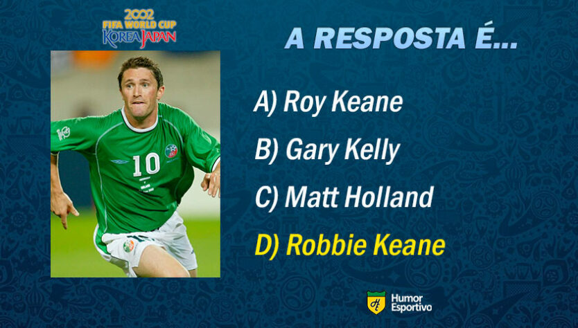 Resposta: Robbie Keane. Vamos para o próximo jogador!