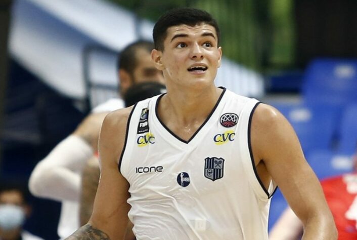 Gui Santos: Draft de 2022 - 55ª escolha / Time: Golden State Warriors