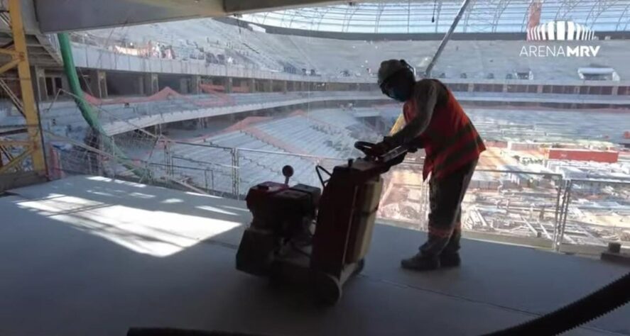 GALERIA: Veja como estão as obras do novo estádio do Atlético Mineiro.