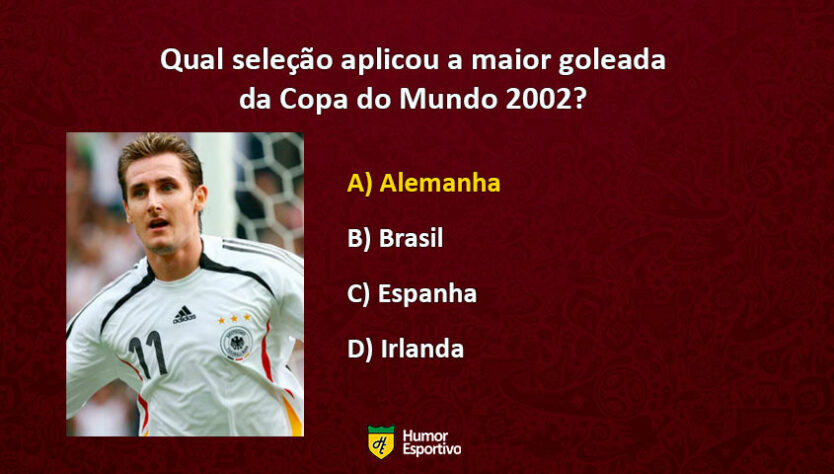 A Alemanha conseguiu uma incrível goleada por 8 x 0 sobre a Arábia Saudita na 1ª rodada da fase de grupos.