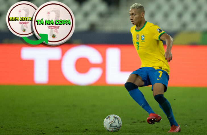 Richarlison (Everton-ING) - TÁ NA COPA - Últimas impressões aproximaram o Pombo do Mundial. Jogador é a primeira opção como referência.