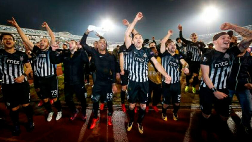 49º lugar: FK Partizan Belgrade (Sérvia) - Nível de liga nacional para ranking: 3 - Pontuação recebida: 160,75.