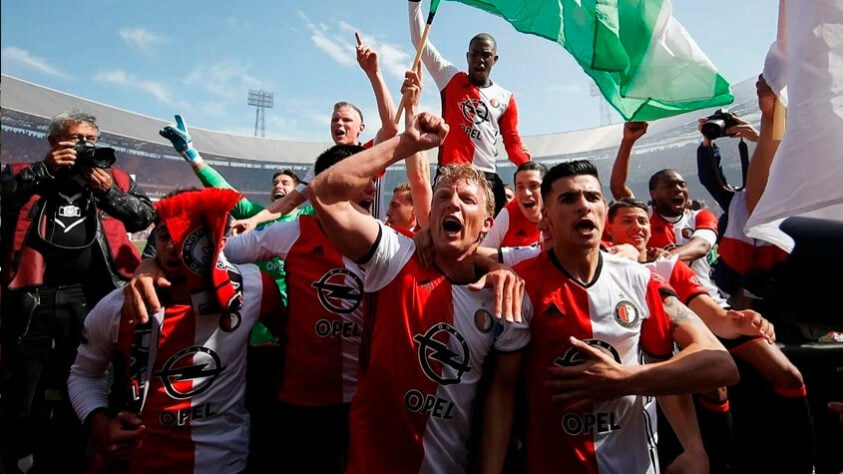 33° lugar: Feyenoord (Holanda) - Nível de liga nacional para ranking: 4 - Pontuação recebida: 182,5