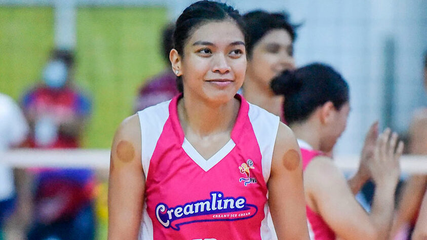 Alyssa Valdez - filipina - ponteira - Creamline Cool Smashers - 28 anos 