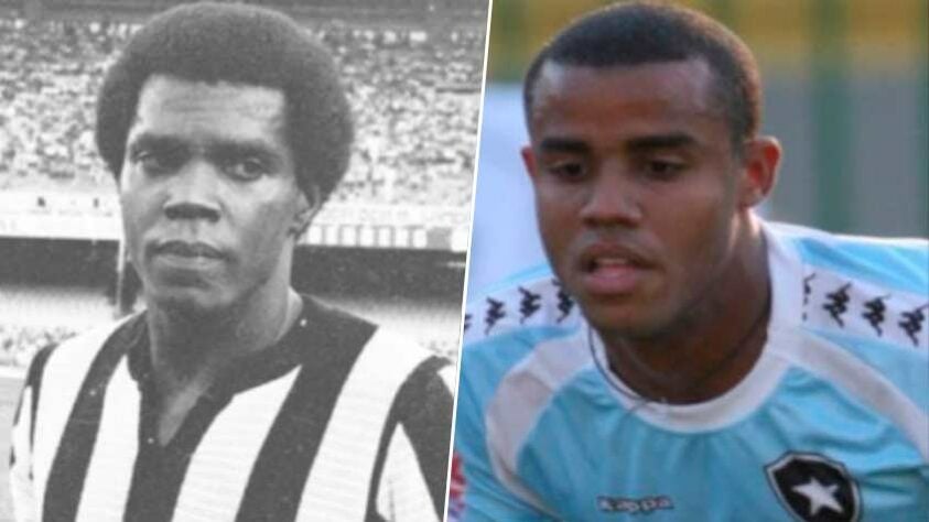 Cláudio Adão e Felipe Adão - Botafogo - Atacante com passagem por vários clubes pelo Brasil, Cláudio Adão jogou pelo Botafogo, assim como o filho, Felipe Adão.