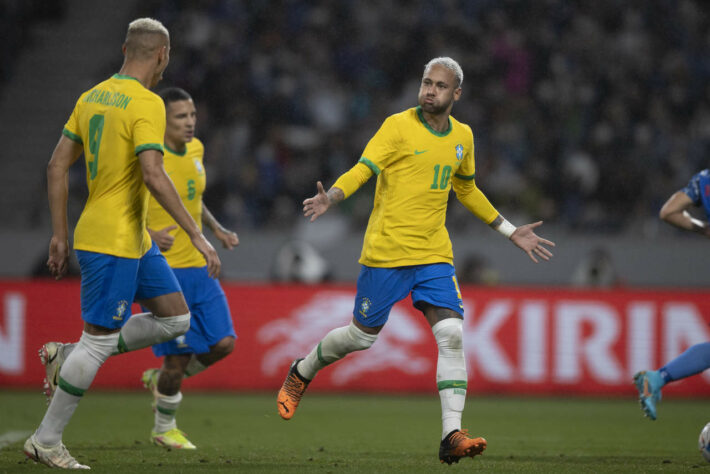 Brasil controlou a partida contra o Japão, não sofreu sustos, teve mais volume e foi premiado com o gol de pênalti de Neymar na segunda etapa: vitória brasileira por 1 a 0, em Tóquio (JAP). Veja as notas do LANCE! para a Seleção Brasileira. (Por João Camargo)