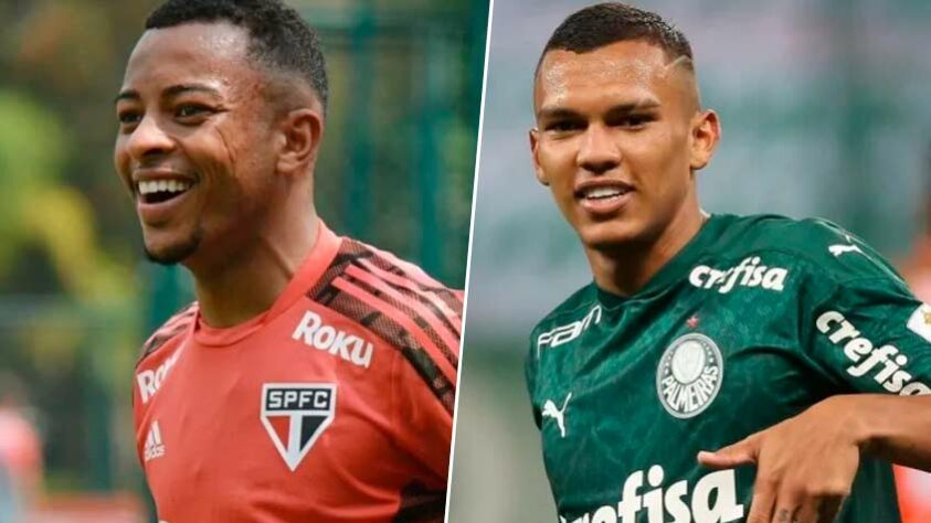 Wellington (São Paulo) x Gabriel Veron (Palmeiras)