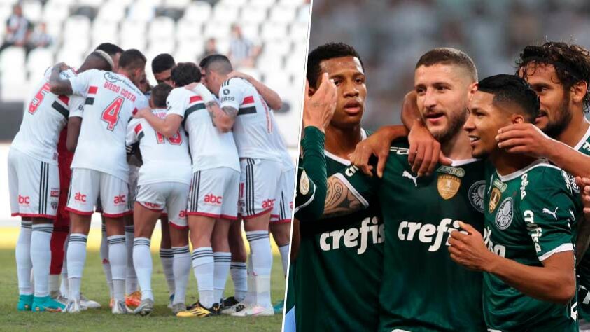 São Paulo e Palmeiras fecham a 13ª rodada do Brasileirão 2022, nesta segunda-feira (20), às 20h (de Brasília), no Morumbi. Enquanto o Tricolor Paulista, com 18 pontos, busca voltar ao G4, o Alviverde, com 25 pontos, quer manter a liderança da competição. Para isso, quem terá a melhor equipe em campo? Veja votação jogador por jogador feita por jornalistas da redação do LANCE!