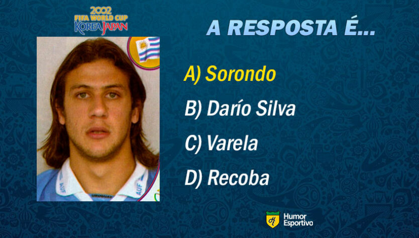 Resposta: Gonzalo Sorondo. Vamos para o próximo jogador!