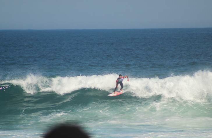 Gabriel Medina acabou ficando em último na sua bateria e vai disputar a repescagem